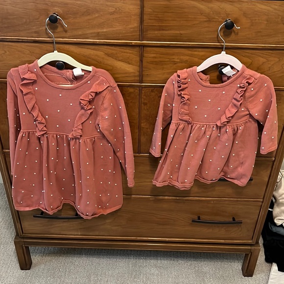 H&M Dresses Hm Kids Girls Fall Matching Dresses Sizes 3t And 9m
